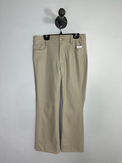 Zara Cream Leather Pants