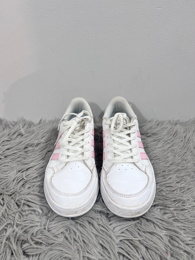 Baskets Adidas blanches/roses