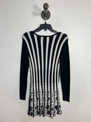 Papillon Blk/Wht Knit Dress