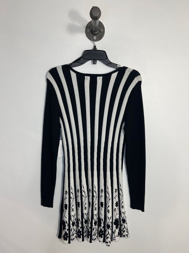 Papillon Blk/Wht Knit Dress