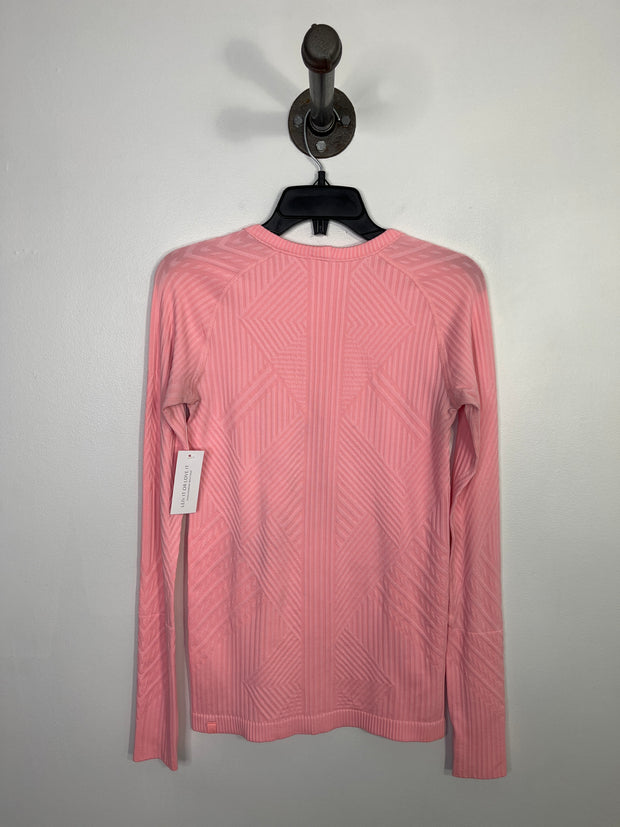 Lululemon Pink Textured LngSlv