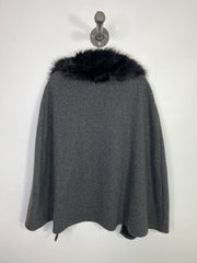Modena Grey Fuzzy Shrug
