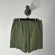 Aerie Green Cut-Off Shorts