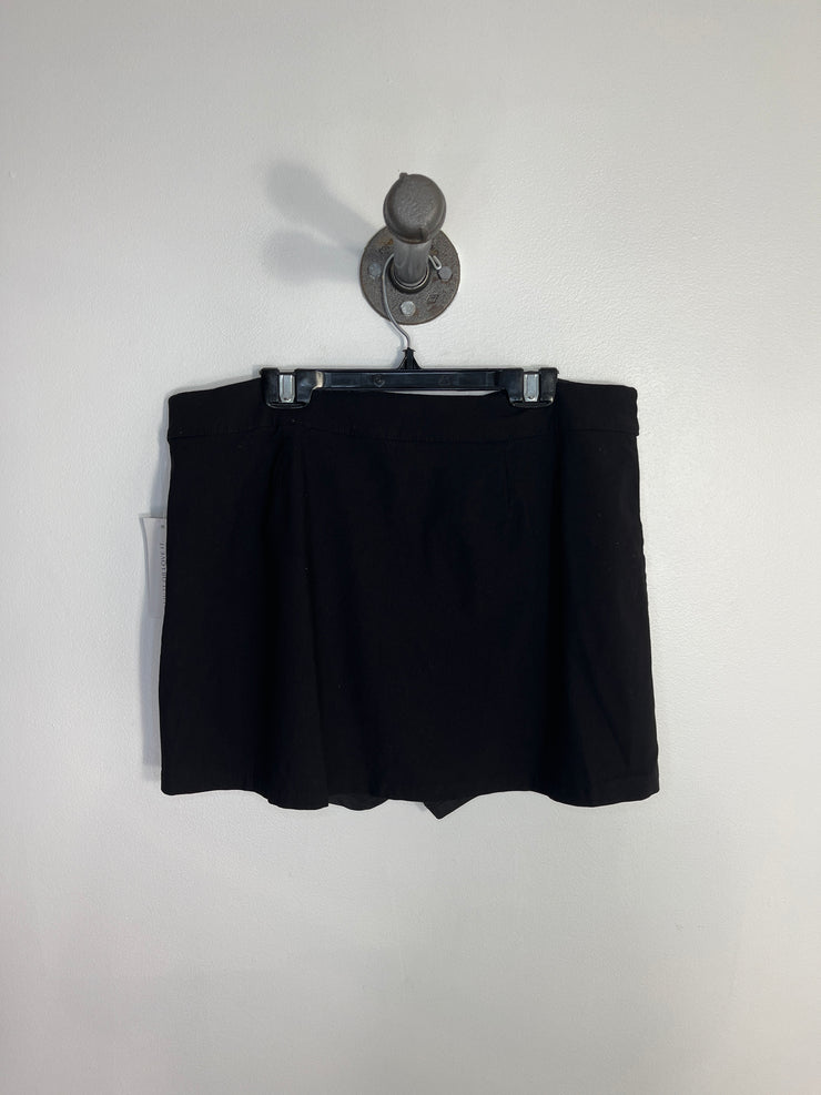 Garage Black Mini Skort