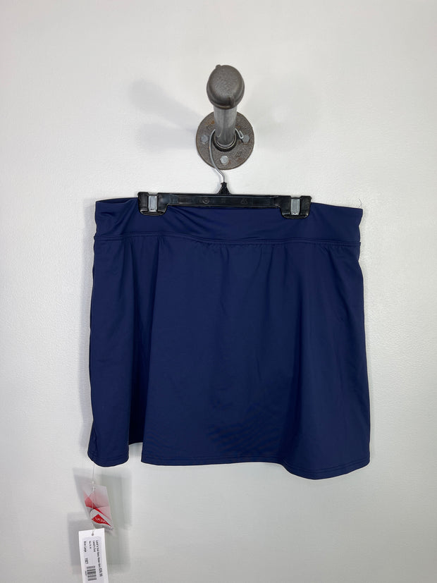 Land's End Navy Water Skirt