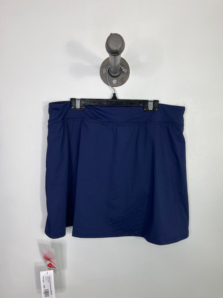 Land's End Navy Water Skirt