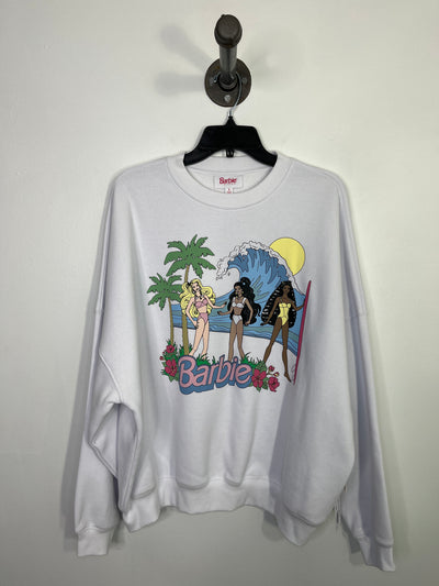 Barbie Wht Graphic Sweatshirt
