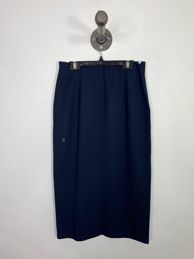 Kit & Ace Navy Midi Skirt