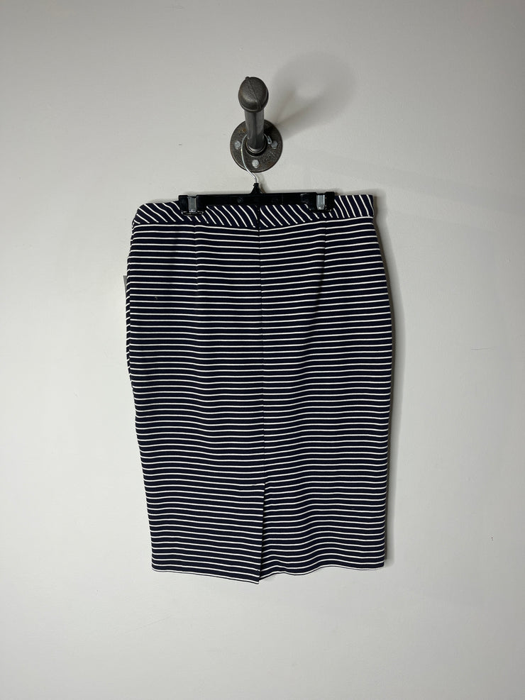 Banana Navy/Wht Stripe Skirt