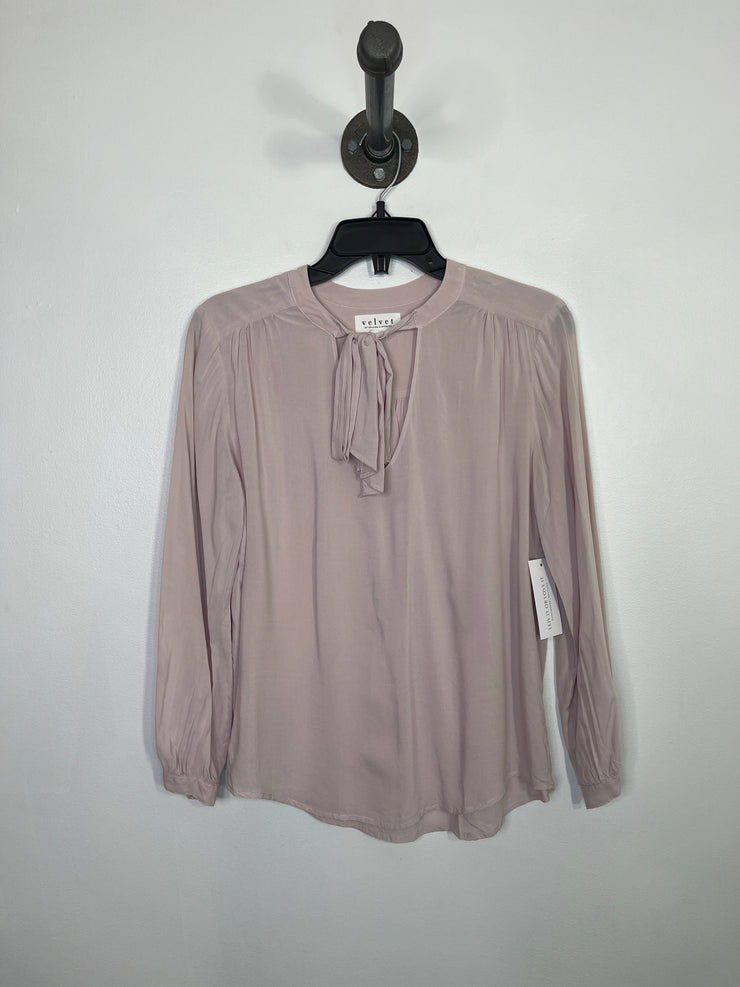 Velvet Pink Blouse