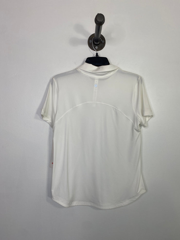 Lululemon White Polo T-Shirt