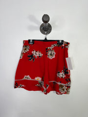 Cameo Rose Red Floral Shorts