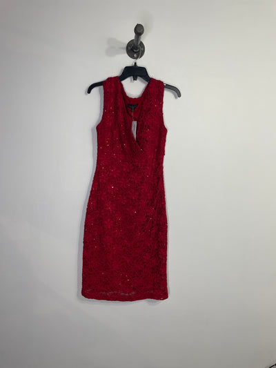 Connected Red Lace Dress