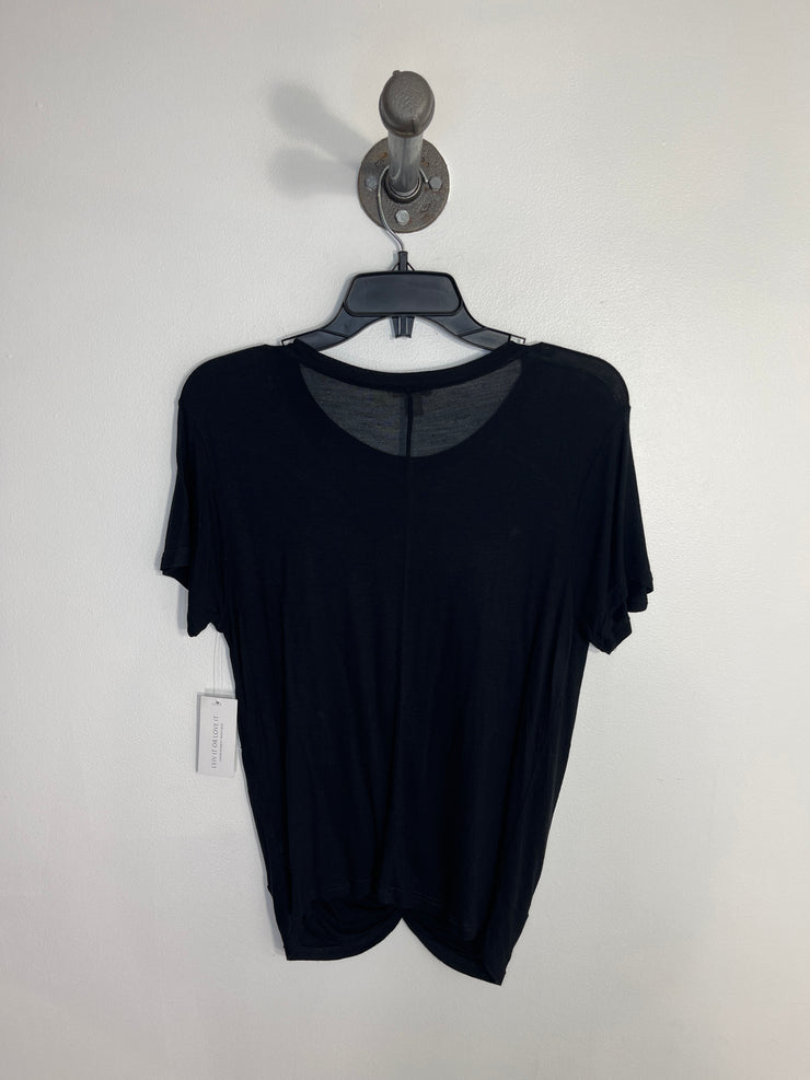 Hinge Black Sheer Top