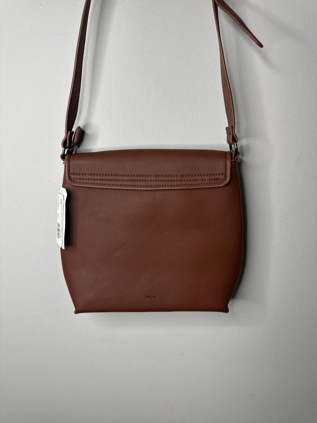 Colab Brown Fold Over Purse