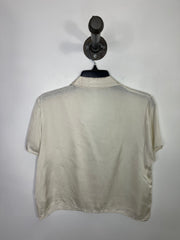 WIlfred Cream Satin Button Up