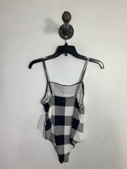Obey WhtGry Checkered Bodysuit