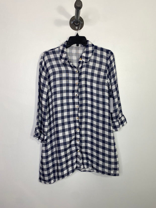 Cut loose Blue/Wht Longsleeve