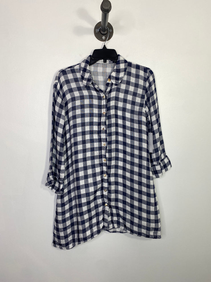 Cut loose Blue/Wht Longsleeve