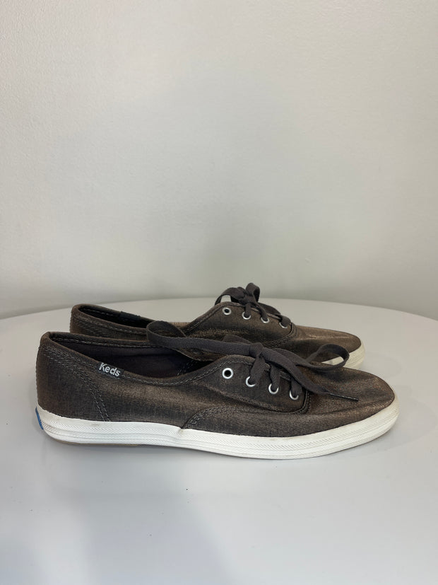 Keds Brown Sheen Sneakers