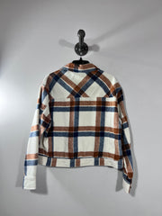 Noa Wht/Brn/Blu Flannel