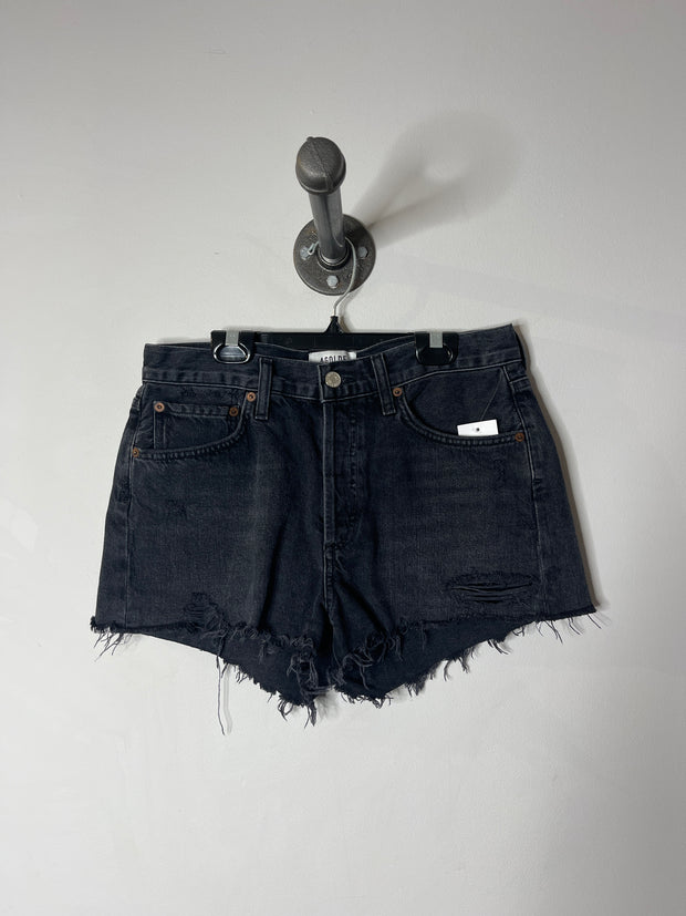 Agolde Black Denim Shorts