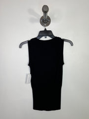 Costa Blanca Black Knit Tank