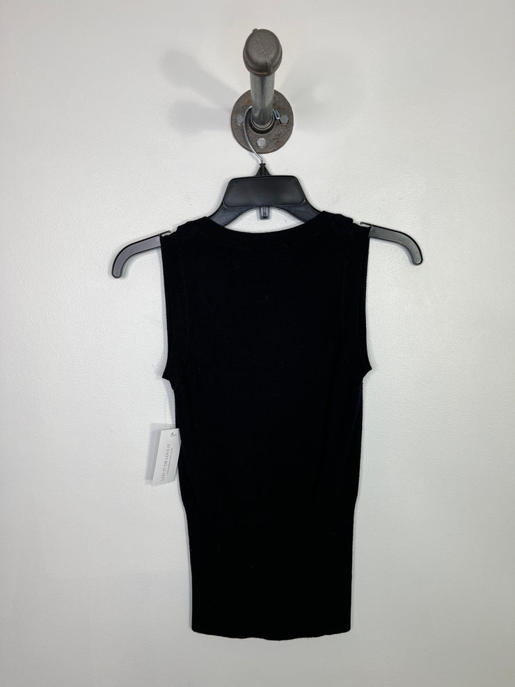 Costa Blanca Black Knit Tank