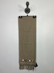 James P. Weavers Beige Scarf