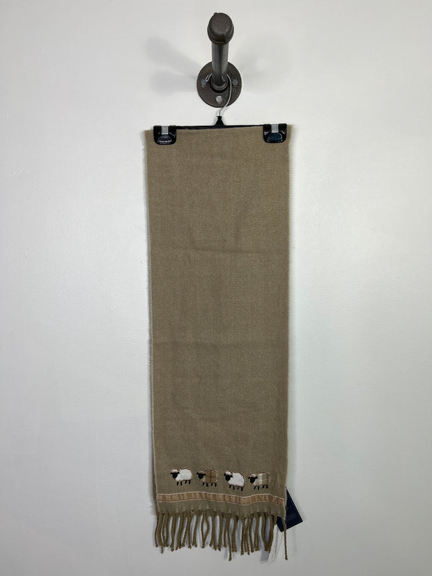 James P. Weavers Beige Scarf