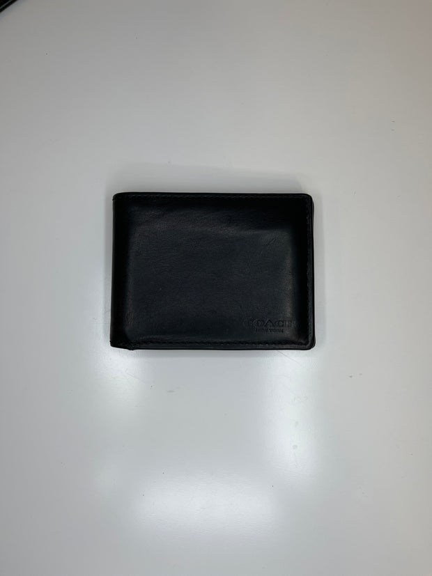 Coach Black Leather Wallet