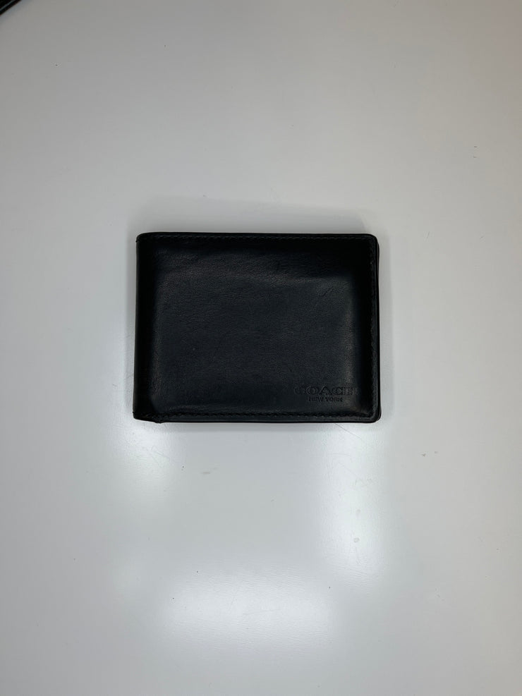 Coach Black Leather Wallet