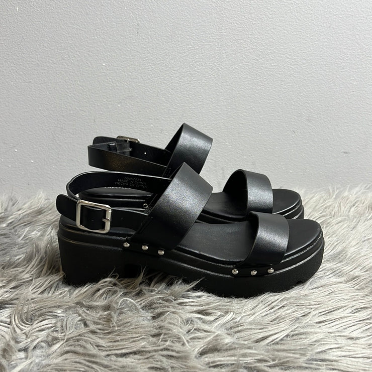 Forever 21 Black Stud Sandals