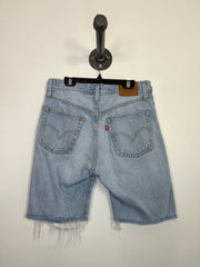 Levi 501 Light Wash Dad Shorts