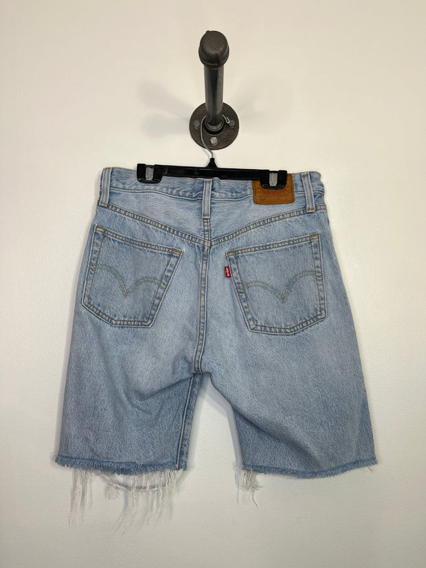 Levi 501 Light Wash Dad Shorts
