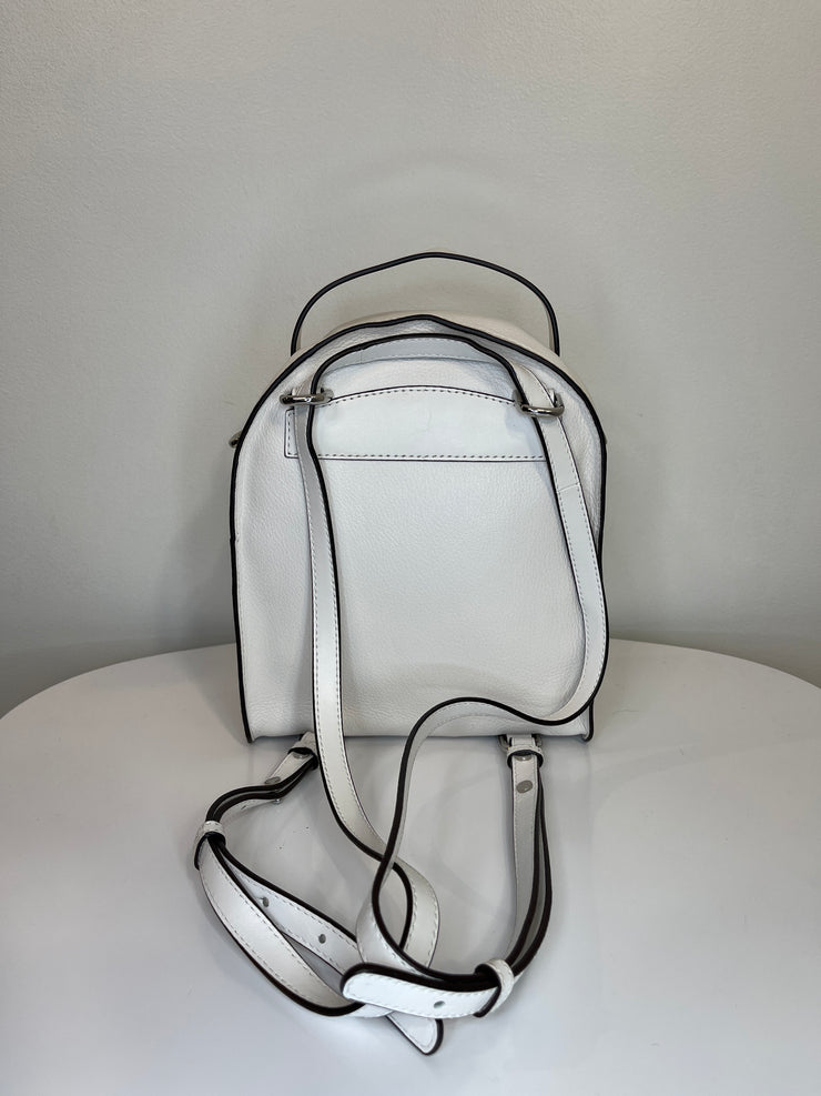 Michael Kors White Backpack