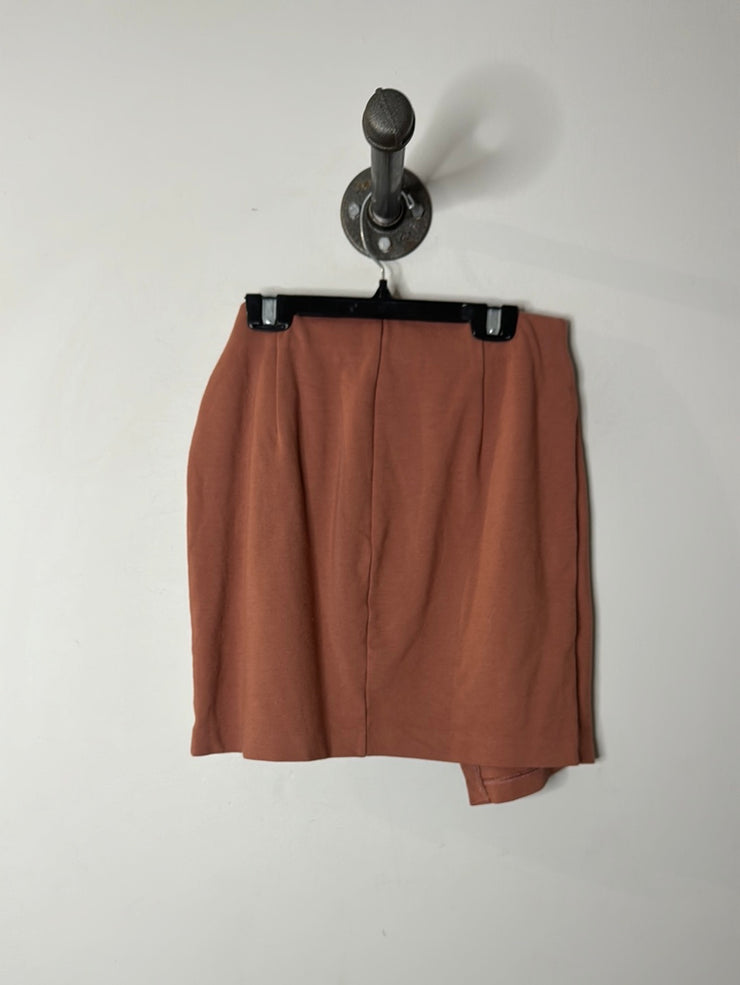 Dynamite Rust Wrap Skirt