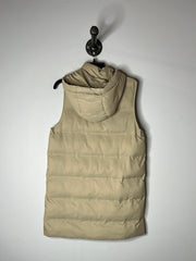 Zara Beige Long Puffer Vest