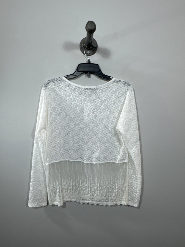 Dulcie White Lace Lsv Shirt