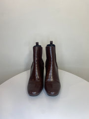 Le Chat.Dark Brown Heel Boots