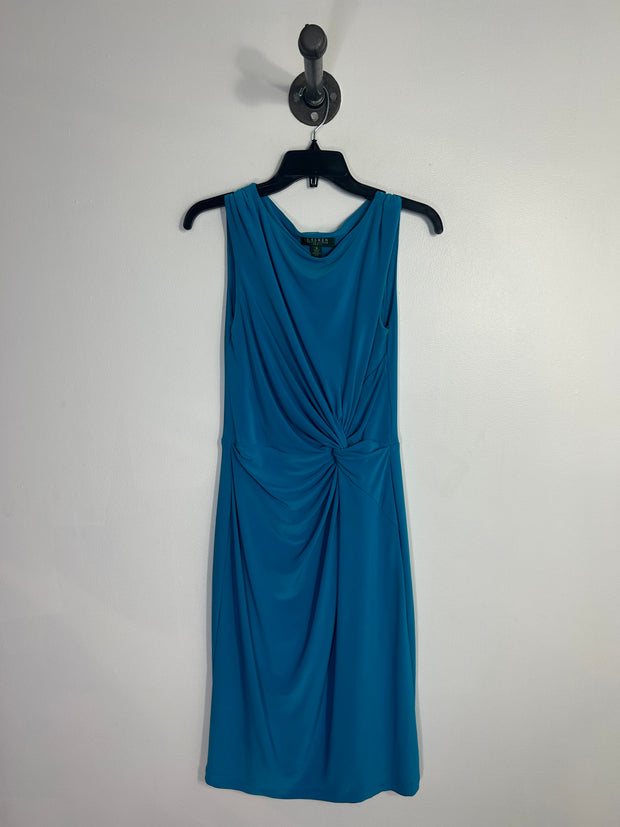 RL Turquoise Knot Midi Dress