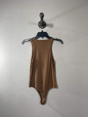 Gaze Brown Sleeveless Bodysuit