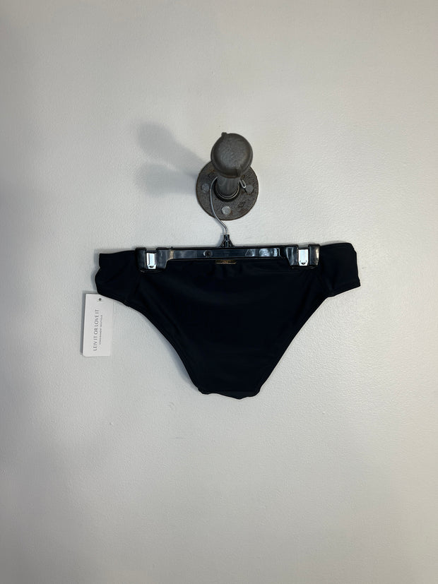 Conjunto de bikini sin tirantes negro A&amp;F