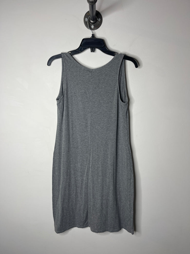 Black Bow Grey Tank Dress