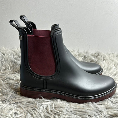 Igor Black Rubber Ankle Boots