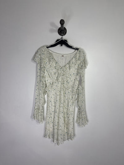 Free P. Blu/Grn Floral Dress