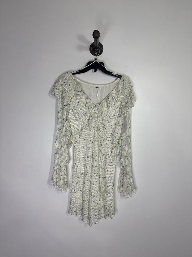 Free P. Blu/Grn Floral Dress