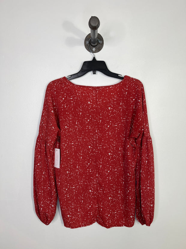 Ris Marie Red Speckle LngSLv