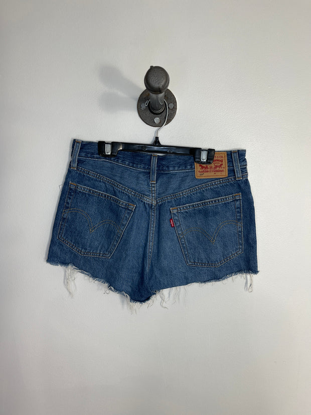 Levi's Dark Wash Denim Shorts