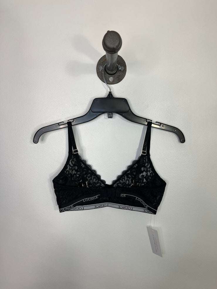 Lounge Black Lace Bra
